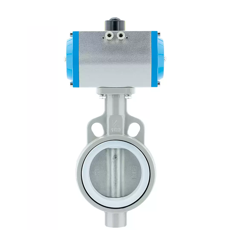 Stainless Steel Pneumatic PTFE Sealed Butterfly Valve